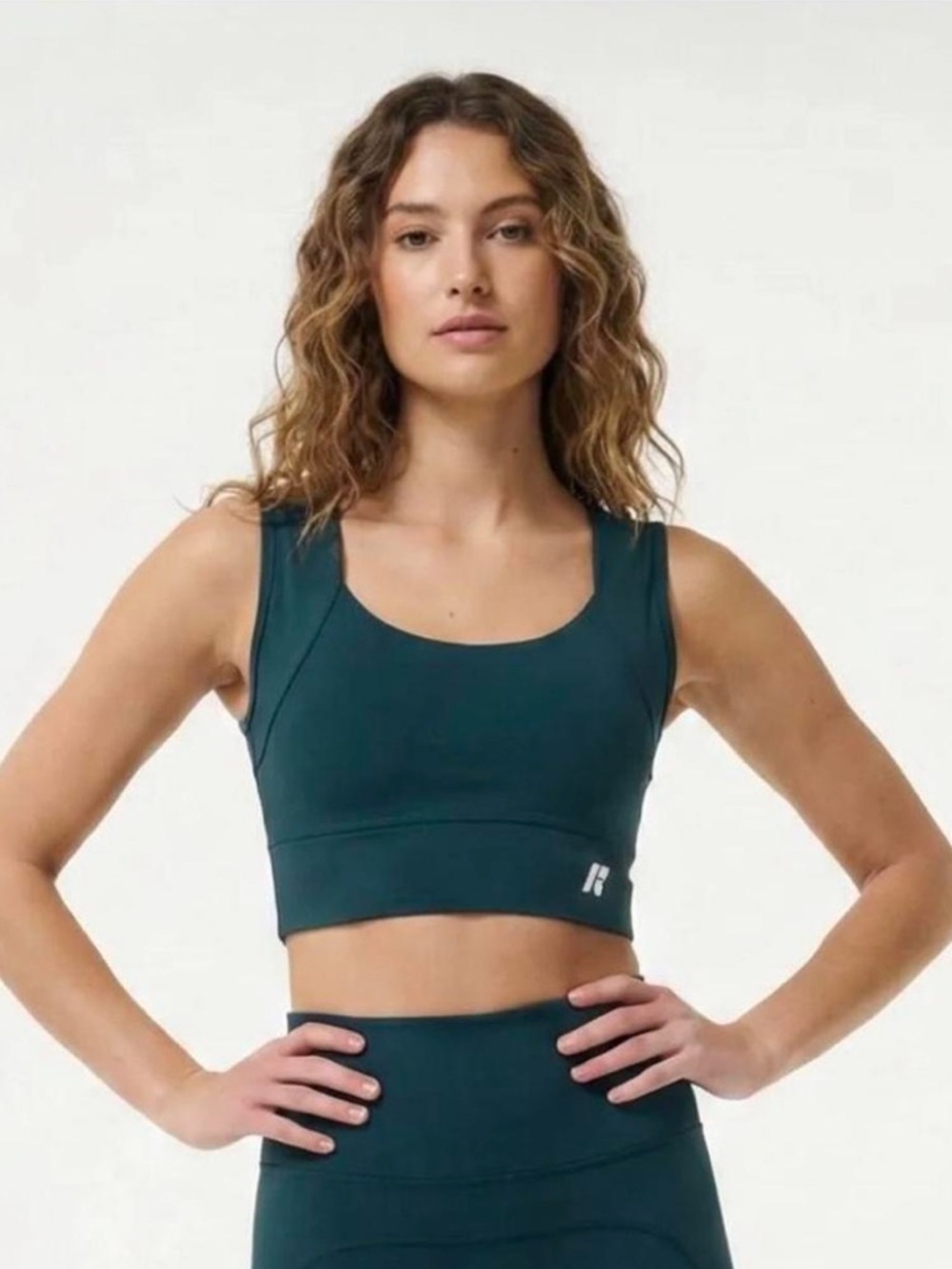 Forme Power Bra in Jade Teal Green, Size Small Women’s